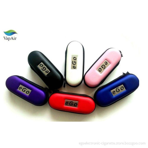 Blue Purple Pink Leather Ego Zipper Case E-cig Accessories Oem / Odm
